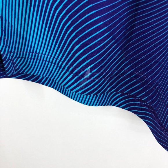 Nike Men's Blue DriFit Elastic Waist Logo Swoosh Activewear Shorts Size Large - Picture 2 of 4